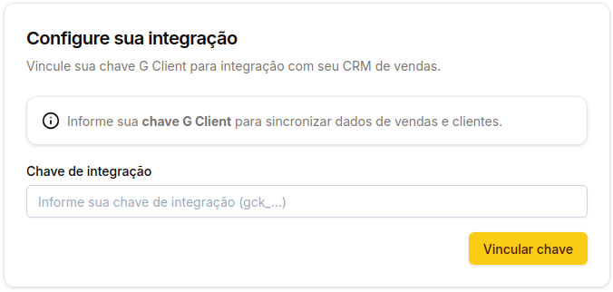 print da tela de notificações do G Client